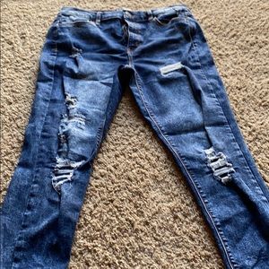 Juniors Size 13 distressed Skinny Jeans